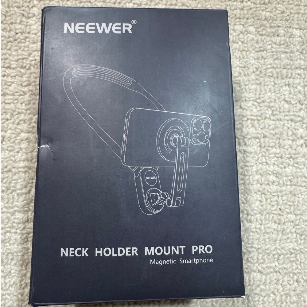 Magnetic Silicone Smartphone Neck Holder Mount Neewer GP-16 Pro Vlog GoPro